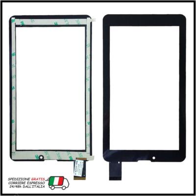 VETRO+TOUCH SCREEN per ARCHOS 70C COBALT 3G 7" DISPLAY NERO NUOVO Archos INVIO SDA 