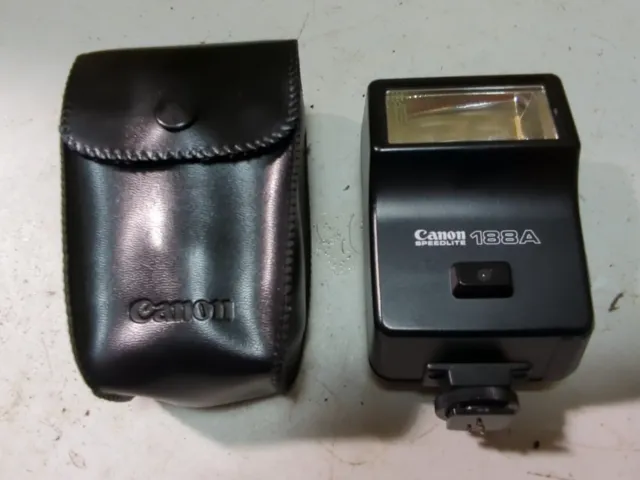 Canon Speedlite 188A Shoe Mount Flash with Pouch