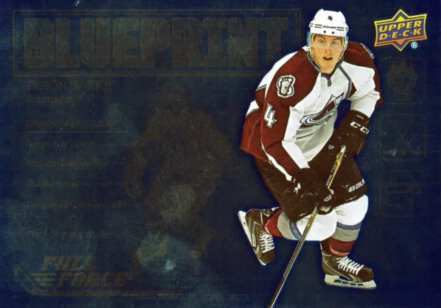 Tyson Barrie 15/16 UD Full Force Blueprint insert #BP-TB