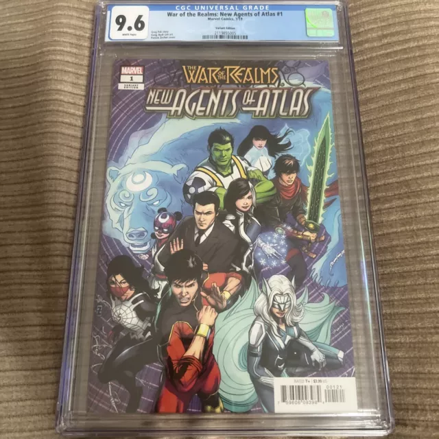 War Of The Realms New Agents Of Atlas #1 Zircher Variant CGC 9.6