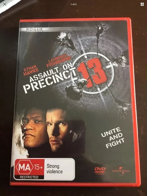 ASSAULT ON PRECINCT 13 Ethan Hawke Laurence Fishburne Like New  DVD R4 & 2