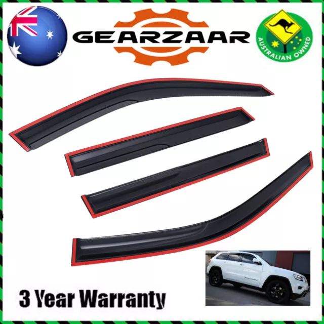 BEST Weathershields For Jeep Grand Cherokee Wk 2010-2021 Window Visors 4PCS