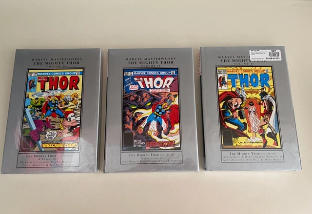 Marvel Masterworks The Mighty Thor Vol 20 21 22 LOT SET HC Hardcover Sealed