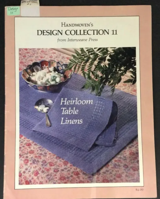 Handwoven's Design Collection 11: sábanas de mesa de tejido