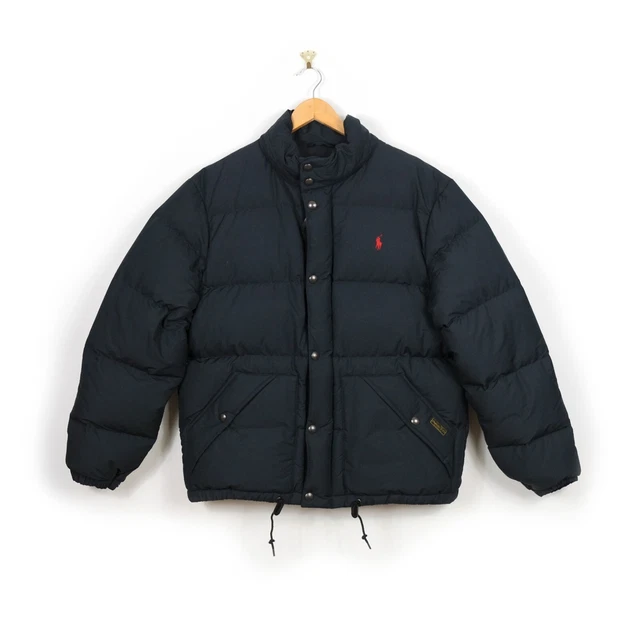 Polo Ralph Lauren giacca tampone nera da uomo grande taglia L