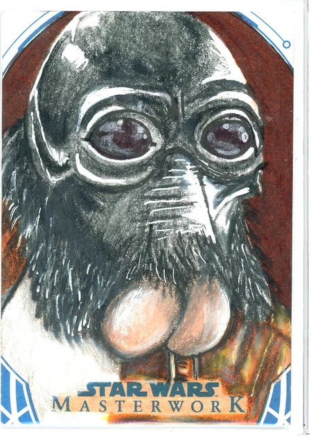 Topps Star Wars Masterwork 1/1 Sketch Card by Laura Martin (KD)