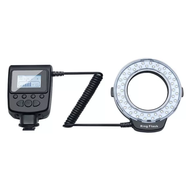 Iluminador Flash LED Anular Macro Anillo Flash Universale 48 LED Frío O Caliente 2