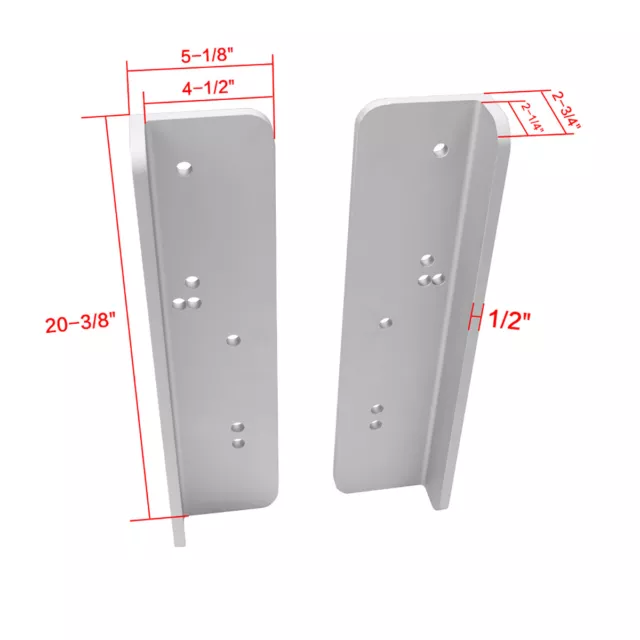 TIEWARDS 2x5 Inch Vertical Outboard Extension Raise Motor up to 5" P/N 50012 NEW