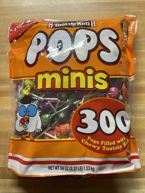 18 Flavors ~ Tootsie Roll Pops Minis 300 count Miniatures Sucker Candy Lollipops