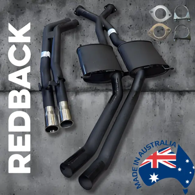 Redback Dual 2.5" Catback Exhaust for Holden Commodore VX VT VY VZ V8 LS1 Sedan