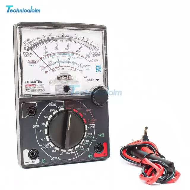 Analogue Meter Analog Multimeter Multitester Fuse Diode Protection DC AC