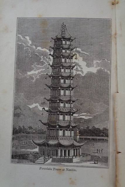1818 THE HUNDRED WONDERS OF THE WORLD by CLARKE 40 B/W PLTS TAJ MAHAL PYRAMIDS ^