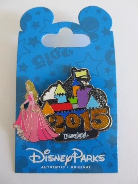 DLR 2015 Dated Logo Pin Aurora Disney Pin