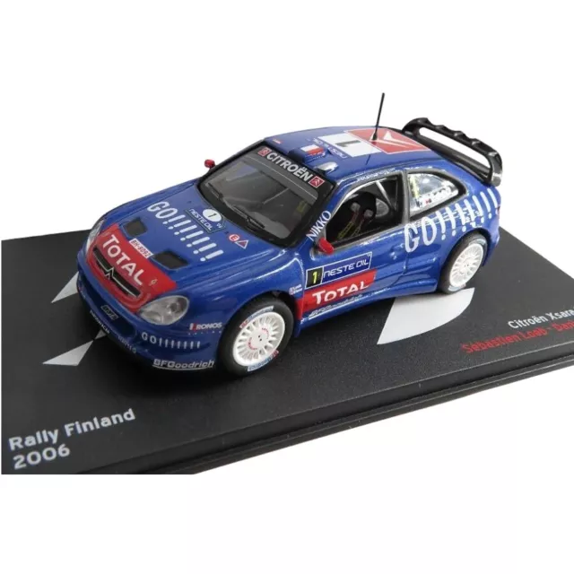 CITROEN Xsara WRC Loeb Rally finland 2006 1:43 Ixo Altaya Diecast