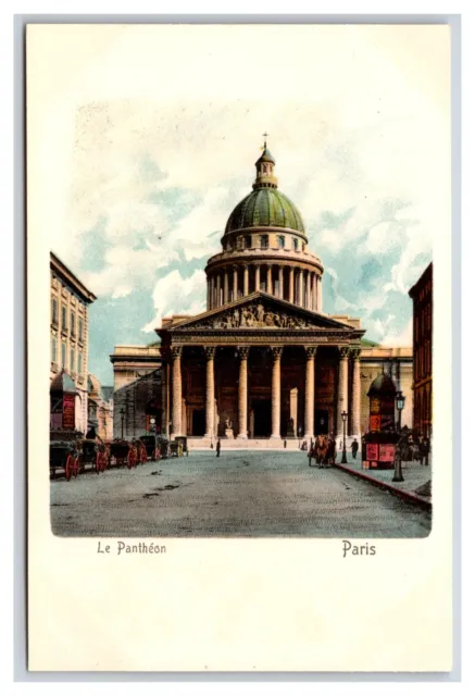 Les Champs Elysees Street View Paris France UNP UDB Postcard C19
