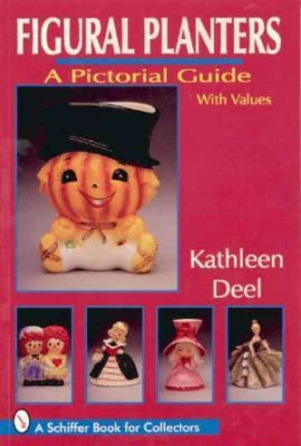 Figural Planters Book Vintage Novelty Holiday Pots ID$