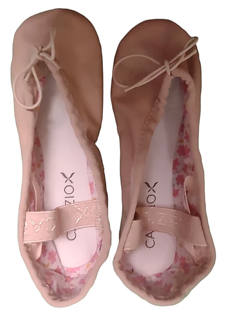 Ballet Shoe Capezio Daisy 205 Pink Leather Size 9 M Toddler