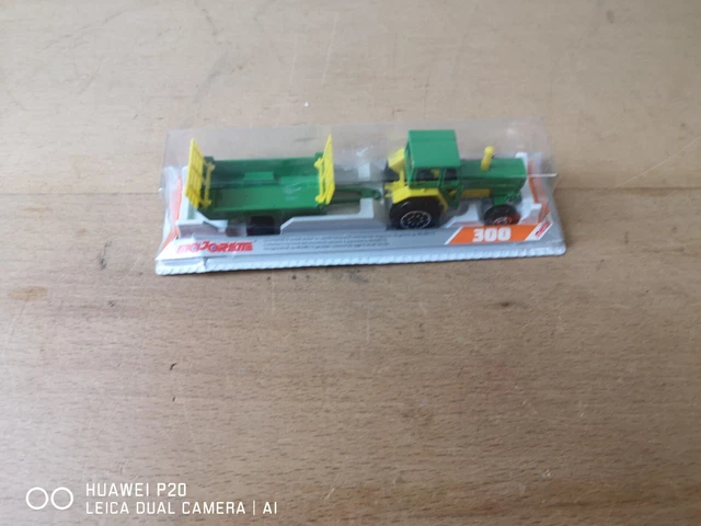 MAJORETTE Série 300 – Peugeot 205 Cab + Remorque Camping – Sous Blister, Made In France