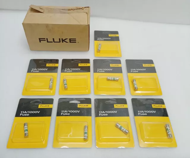 Fluke 11A/1000V Fuse 3LW10 (LOT OF 9)