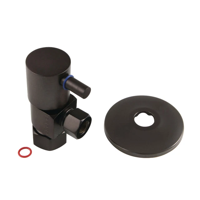 Kingston Brass CD5330.DLK 2-7/8"H Brass Angle Stop Valve - Bronze