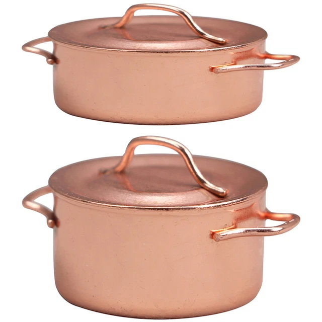 2 pz pentole di simulazione giocattolo Bop Es pentola piccola
