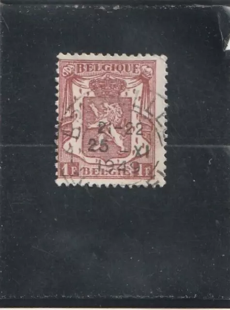 L5590 BELGIQUE timbre Y&T N° 715 de 1945-49 " Armoiries " Oblitéré