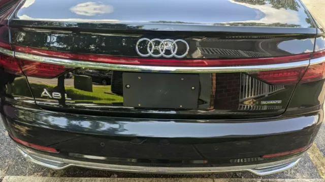 Audi Sport License Plate Holder Set (2pcs) 3291900100 Red Audi