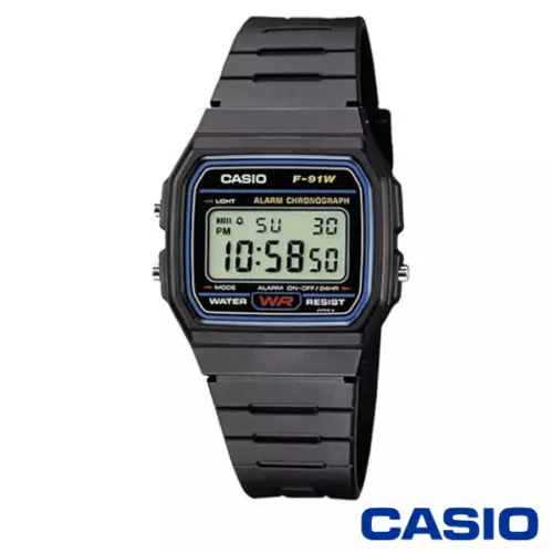 Casio Watch F-91W-1Yer Digital Casual Wristwatch