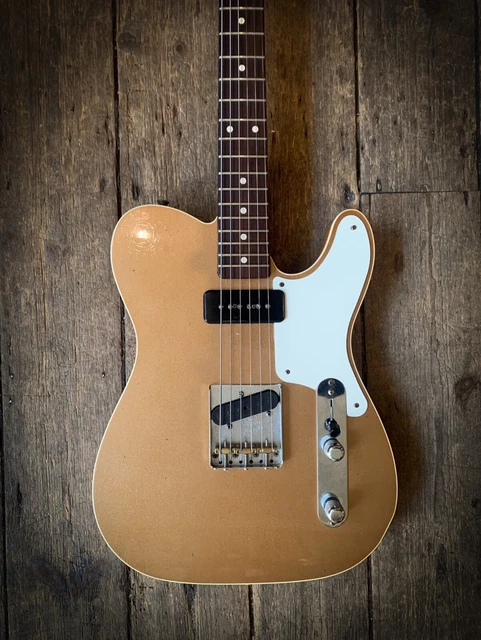 2021 Fender Custom Shop Ltd Edition P90 Telecaster Journeyman Relic in Gold