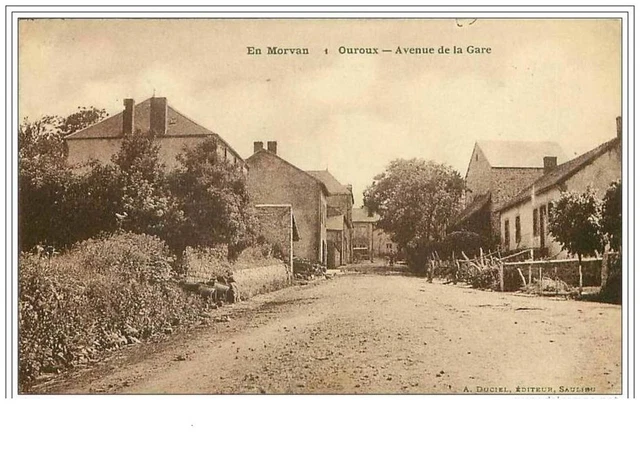 58.Ouroux.avenue De La Gare