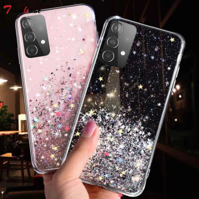 Custodia Compatibile con Samsung Galaxy A70 Cover KunyFond Placcatura Supporto Anello Glitter Trasparente Brillantini Silicone Bling Strass Diamante Bordo Leggero Cristallo Chiaro Bumper,Argento 