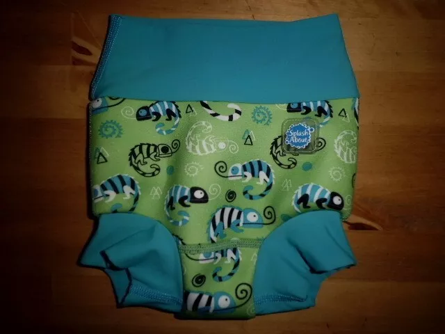 Splash About Green Gecko Swim Happy Nappy - Baby Medium Age 3-6 Months  *Perfect