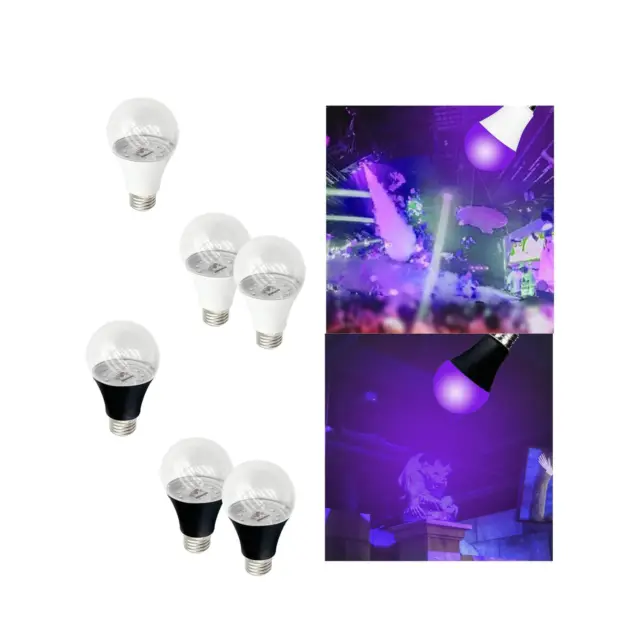 Ampoules violettes, lumière ambiante violette, lampe UV pour Club