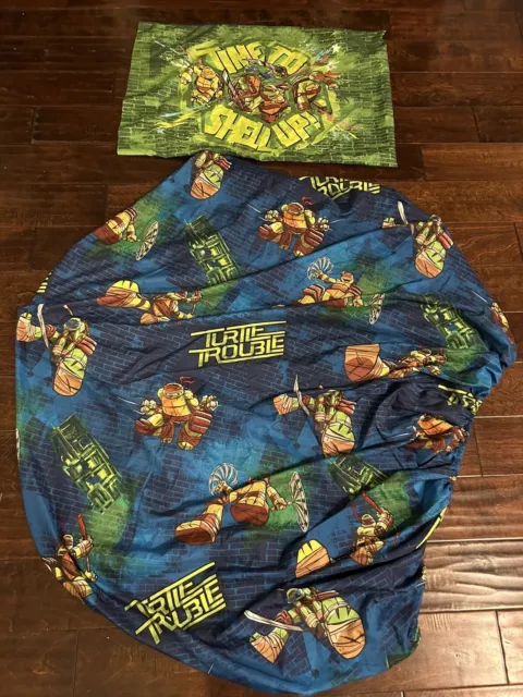 Funda de almohada Nickelodeon Teenage Mutant Ninja Turtles tamaño doble hoja inferior