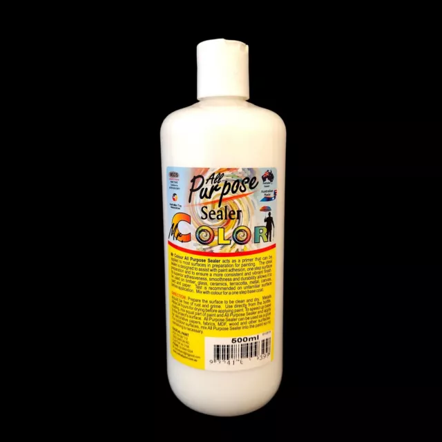 All Purpose Sealer 500ml Painting Preparation Non Toxic Australian Made Art