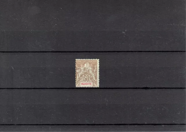 Timbre Mayotte France Colonie 1900 N°20 Neuf* Mh