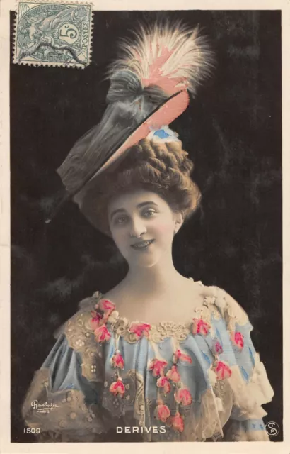 Cpa Celebrite Artiste De Cabaret Par Reutlinger Derives Femme Des Annees 1900