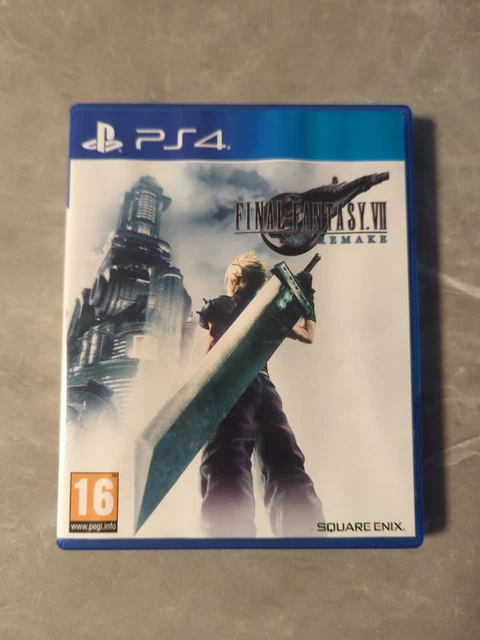 Final Fantasy VII Remake Sur PS4 Et PS5, Version PAL, Test Français, Bon état