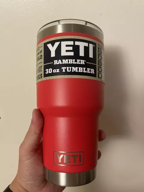Sandstone Pink 20 oz travel mug came today. Also got the sharp tail 10 oz  tumbler, which is unfortunately damaged. : r/YetiCoolers