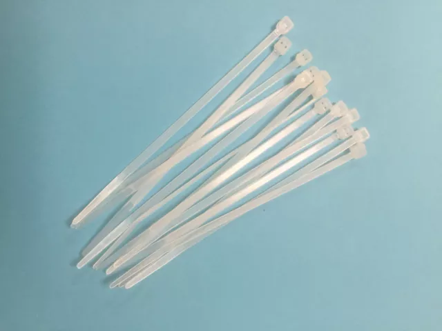 Quality Clear Cable Ties (100mm x 2.5mm) Pack size variations