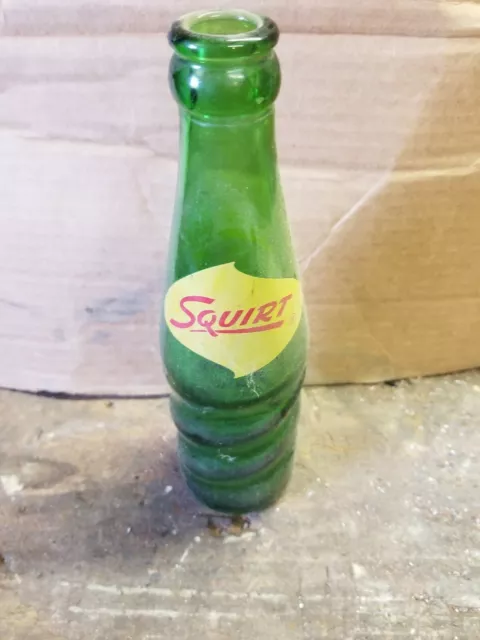 Vintage 7 fl oz Squirt Soda Pop Bottle