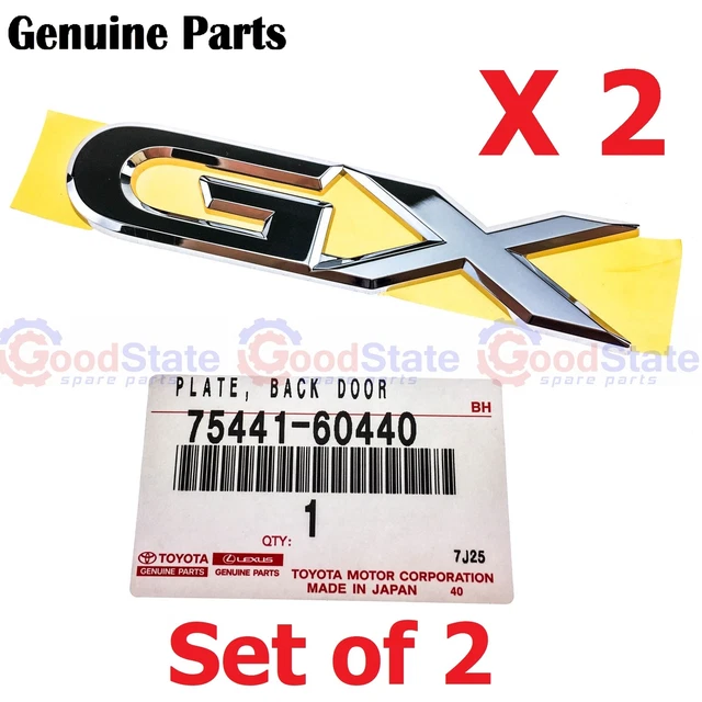 GENUINE TOYOTA LANDCRUISER 70 series GX badge emblem tailgate back door ...