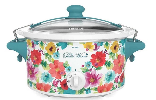 Breezy Blossom 6 Quart Portable Slow Cooker, 33062