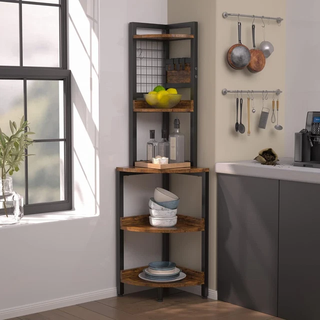 VidaXL Anlehnregal 4 Ablagen 64cm - Stabiles Bücherregal Für Wohnzimmer & Büro