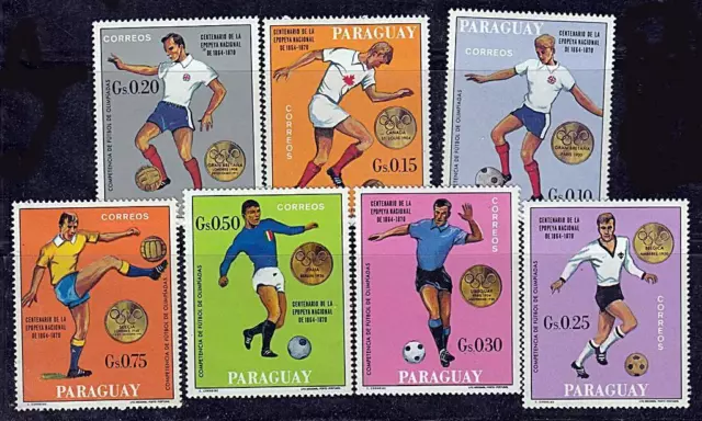 PARAGUAY = FOOTBALL in OLYMPIC GAMES MNH SOCCER, SPORTS