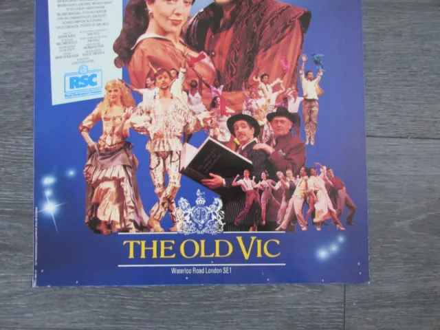 Kiss Me Kate Glorious Musical Original the Old Vic RSC Theatre Poster 3