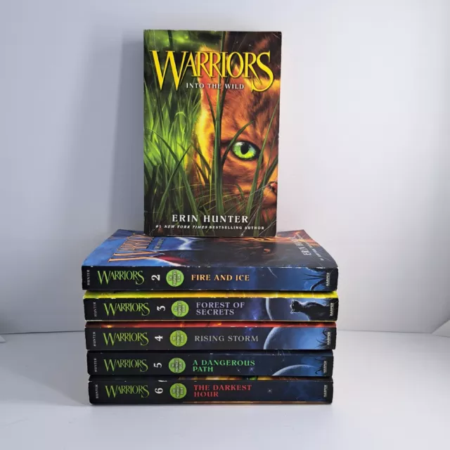 Warrior Cats Series 1 And 2 - The Prophecies Begin And The New Prophecy By  Erin Hunter 12 Books Set 