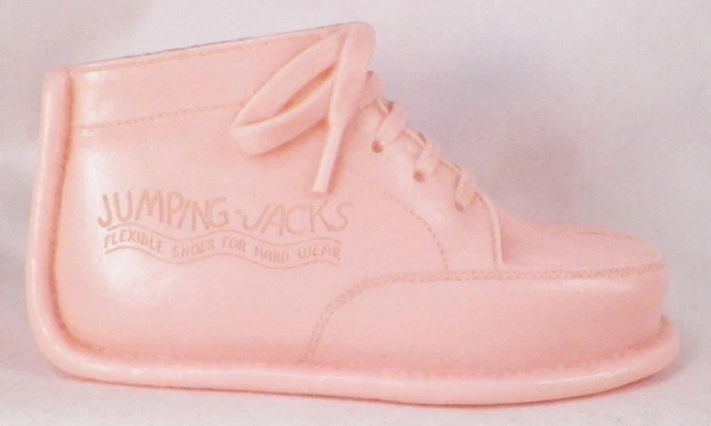 Jumping Jacks Shoes Bank Advertising Juvenile Shoe Shop Lebanon PA Pink Vintage