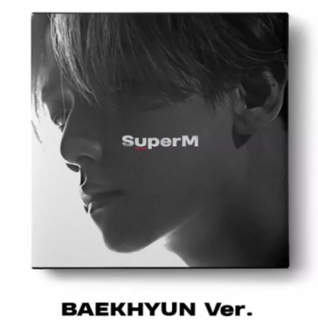 K-POP SuperM 1st Mini Album "SuperM’" [ 1 Photobook + 1 CD]  BAEKHYUN Ver