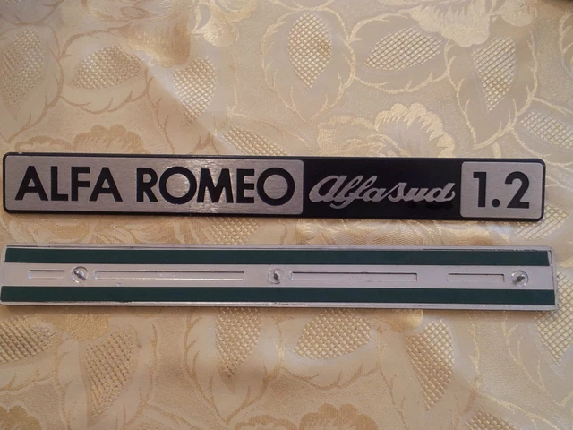 ALFA ROMEO ALFASUD 1.2 Emblème Écrit Orrnement Original Arrière Panneau
